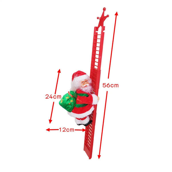 Climbing Santa Musical Holiday Ornament™